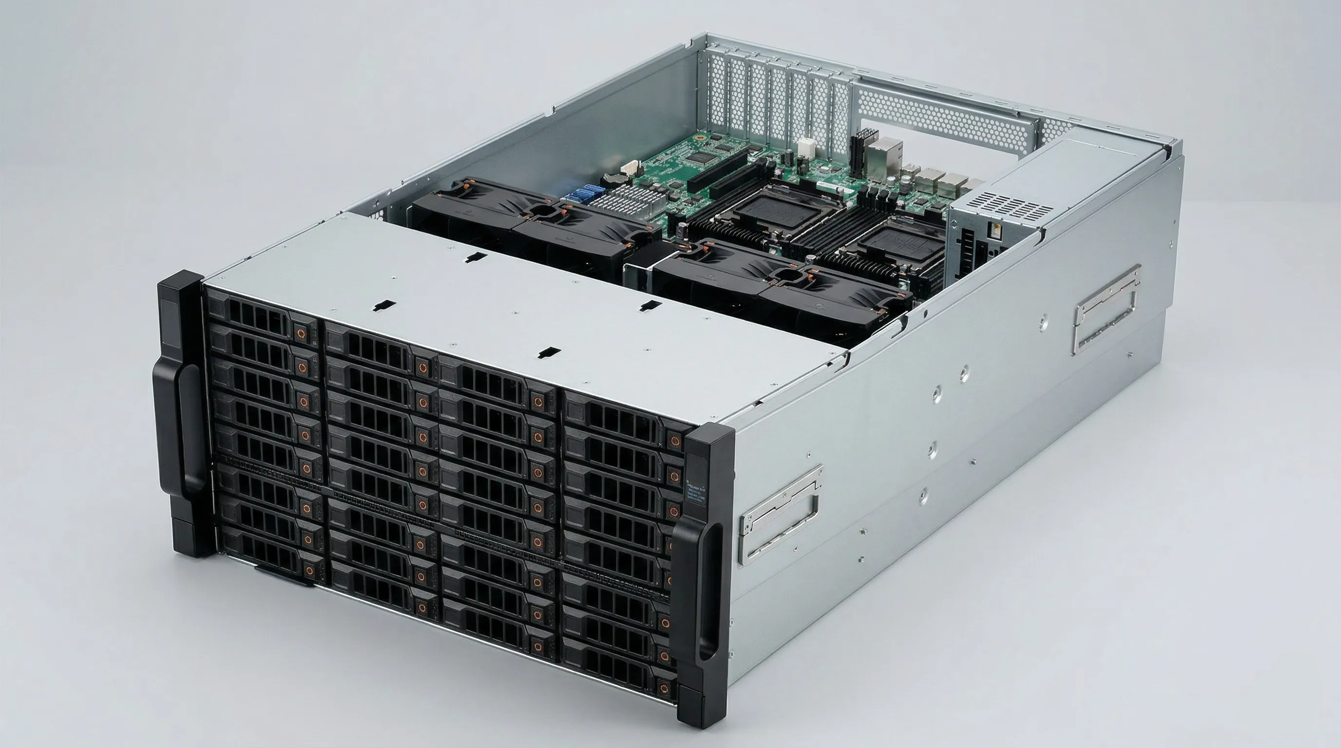 Производительный сервер хранения на 60 NVMe-накопителей